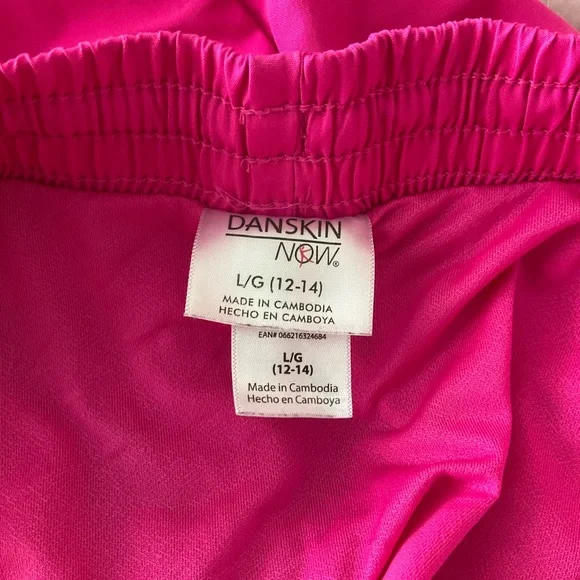 Danskin Now Pink and White Athletic Shorts - Picture 4 of 8